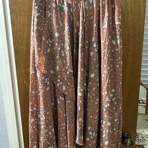 Floral Print Maxi Skirt